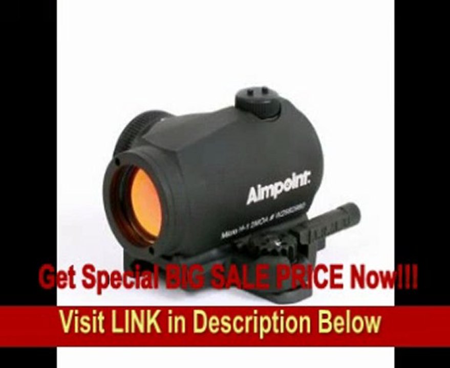 Aimpoint Micro H-1 (2 MOA) with A.R.M.S. #31 Mk. II Throw-Lever Micro Mount