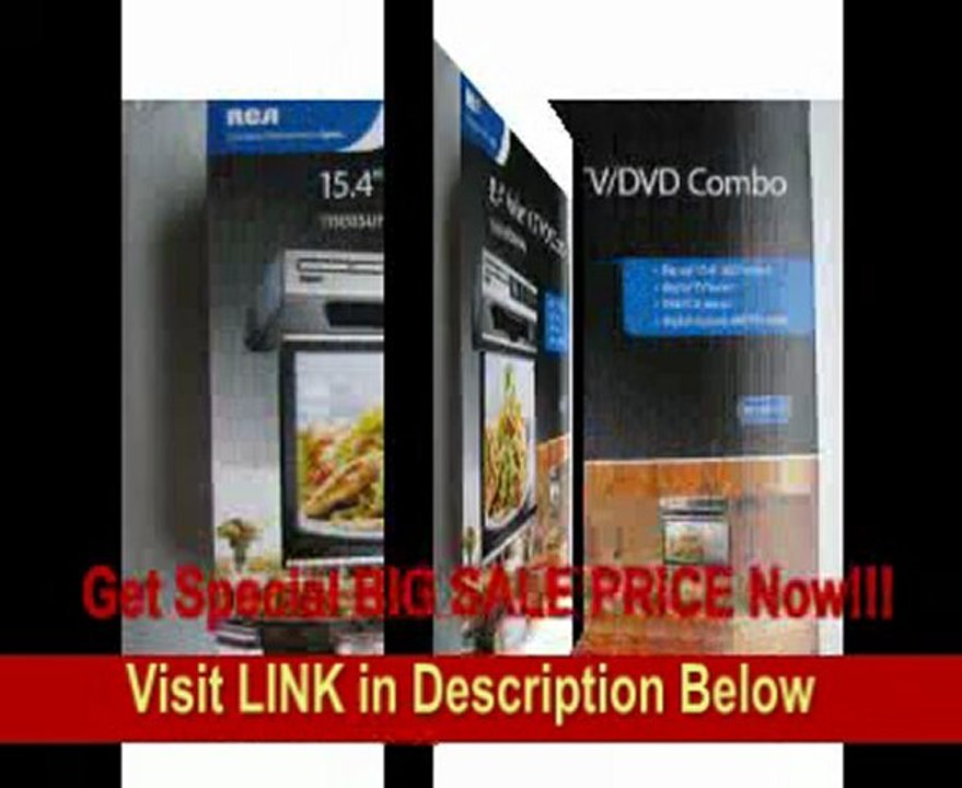 RCA Kitchen LCD TV/DVD Combo - 15.4 Under-Cabinet
