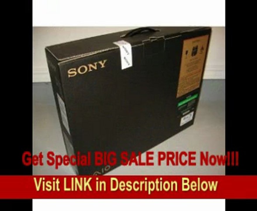 Sony Vaio vpcF12AFM/H Core I3-350M 2.26GHz 4GB 500GB HD Blu-ray Disc-enabled DVD&plusmnRW/CD-RW drive MOTION EYE webcam with microphone and face-tracking technology