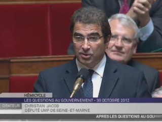 Les Questions au Gouvernement : Séance du mardi 30 octobre 2012