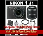 Nikon 1 J1 10.1 MP Digital Camera Body with 10-30mm & 30-110mm VR Lens (Black) with 32GB Card   Case   (2) UV Filters   Lens Set   Tripod   Remote   Accessory Kit