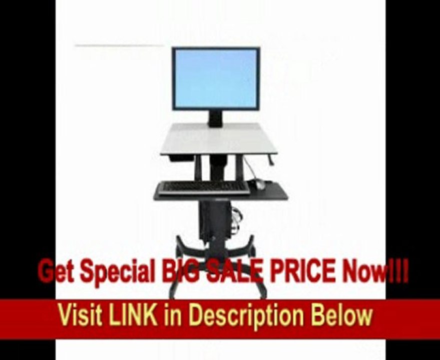 Ergotron WorkFit-C Single HD Sit/Stand Workstation (24-216-085)
