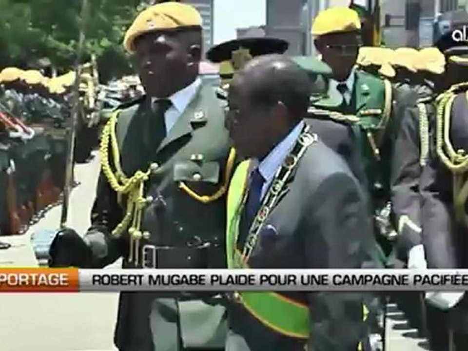 Robert Mugabe plaide pour une campagne pacifiée