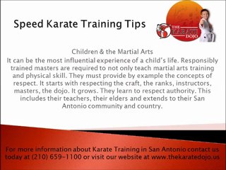 Awesome Karate Training Tips
