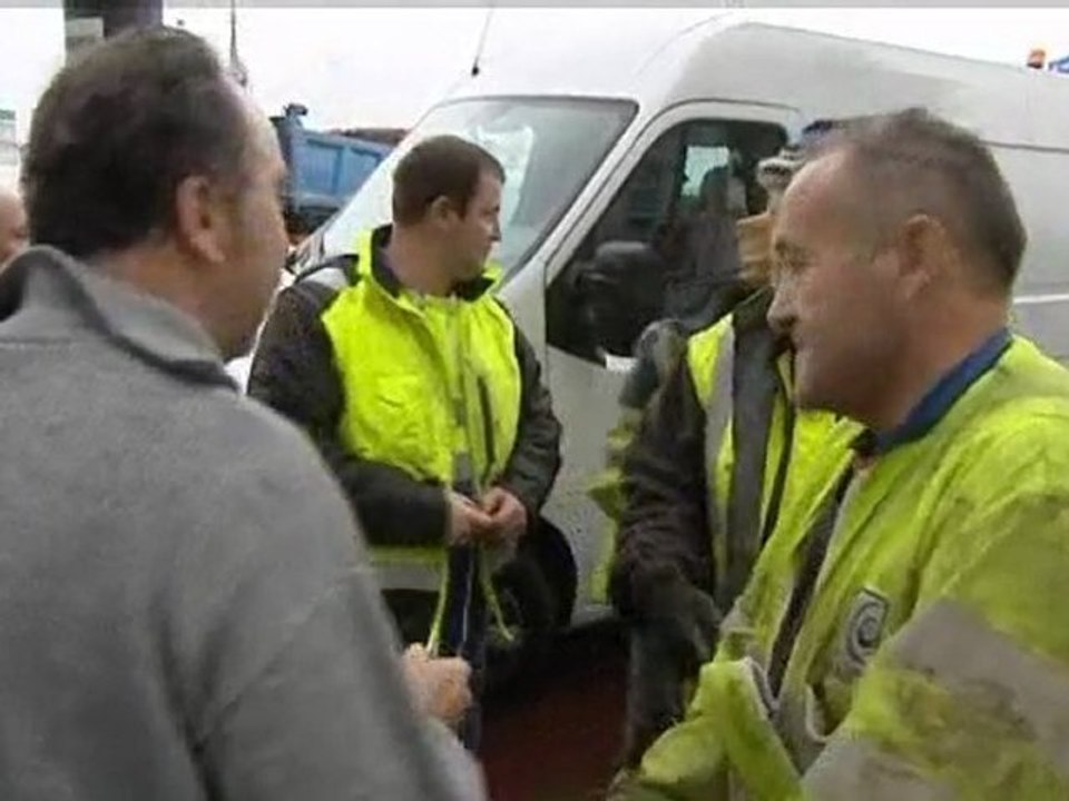 Rouen : Chantier de dérivation des  câbles de télécommunication du pont Mathilde