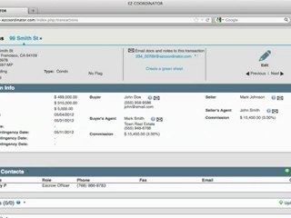 Real Estate Transaction Management: Adding Transactions