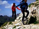 Monociclo, impresa sulle Alpi da 3000 metri di altezza