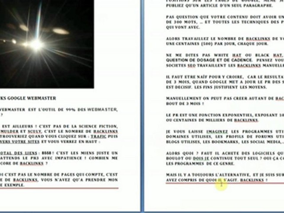 Explication des  tools backlink  Webmaster sur GOOGLE . du "webmaster paris" www.webdesign-x.fr