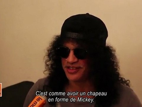 Slash en interview dans le Laura Leishman Project