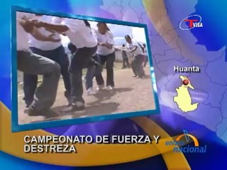 Jovenes participan de concurso Jala Soga Raja Lenha en Huanta