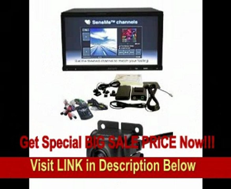 Sony XNV-770BT 7 Touchscreen Double Din In-dash Dvd/mp3/wma/aac/jpeg... Receiver with Built in Tom tom Navigation and Bluetooth + SONY Back up Camera