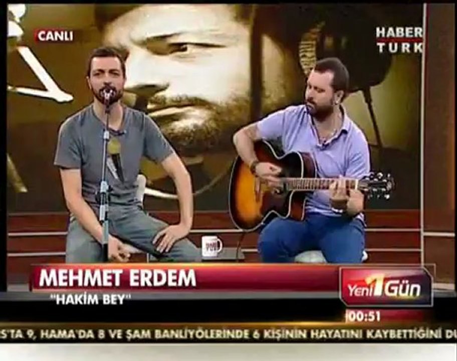 Mehmet Erdem   Canlı yayında ses çatlaması