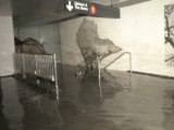 New York subway left flooded by Hurricane Sandy