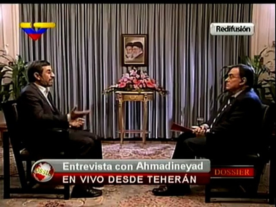 369 Ahmadineyad entrevista VTV Dossier Presidente de Irán