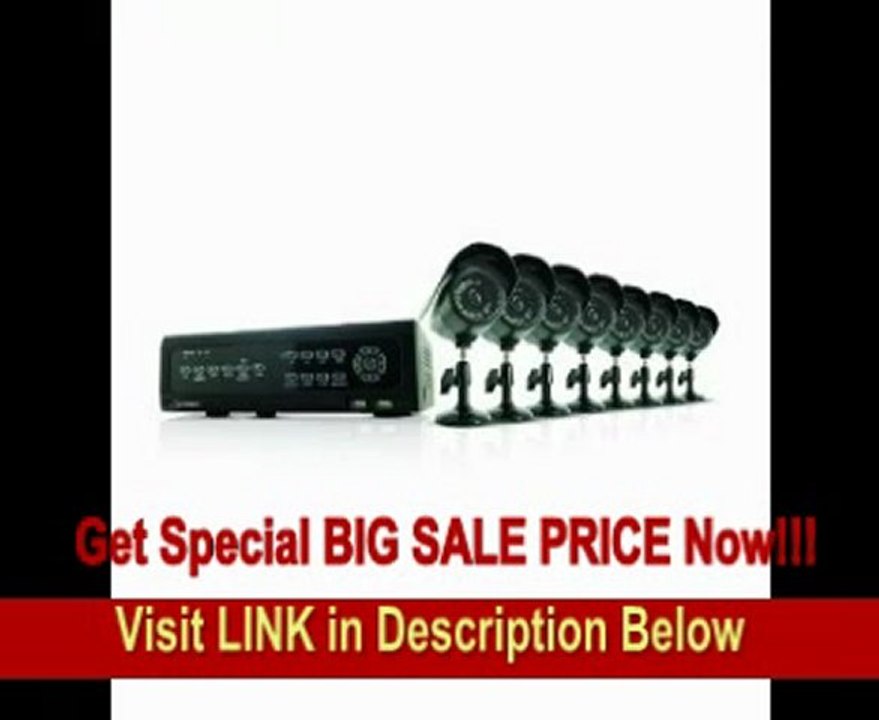 Defender SN501-16CH-007 16-Channel H.264 DVR Security System with 8 Indoor/Outdoor Night Vision CCD Cameras and 500 GB Hard Drive (Black)