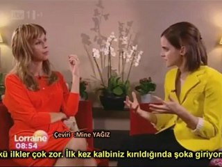 Emma Watson - Lorraine - 05.10.2012 - Altyazılı