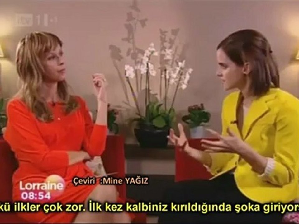 Emma Watson - Lorraine - 05.10.2012 - Altyazılı