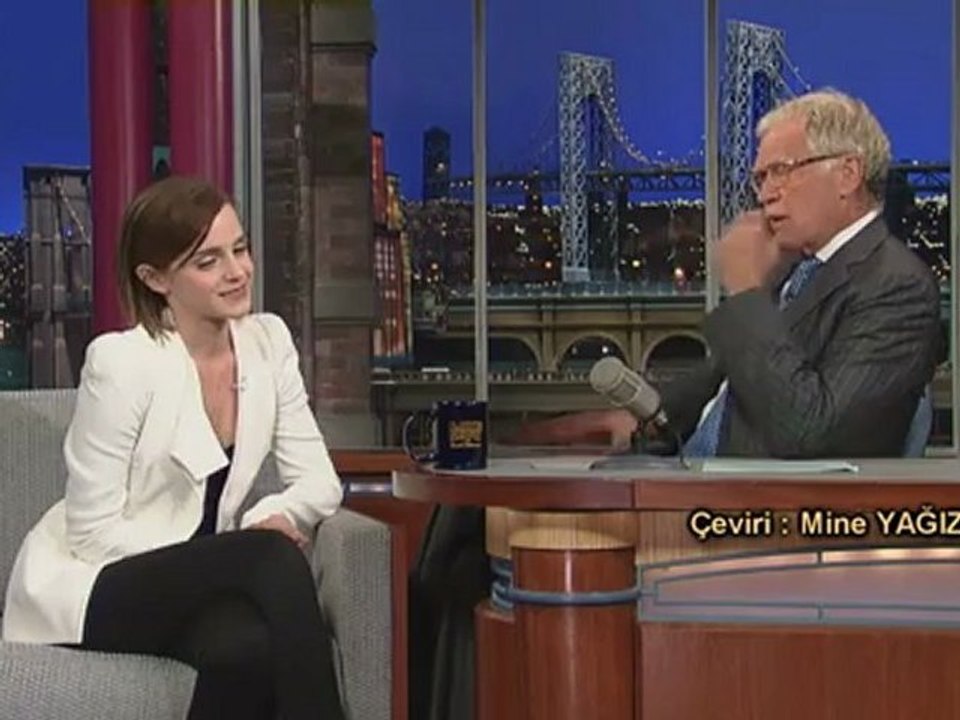 Emma Watson İzlanda Deneyiminden Bahsediyor - Late Show 2012 - Altyazılı