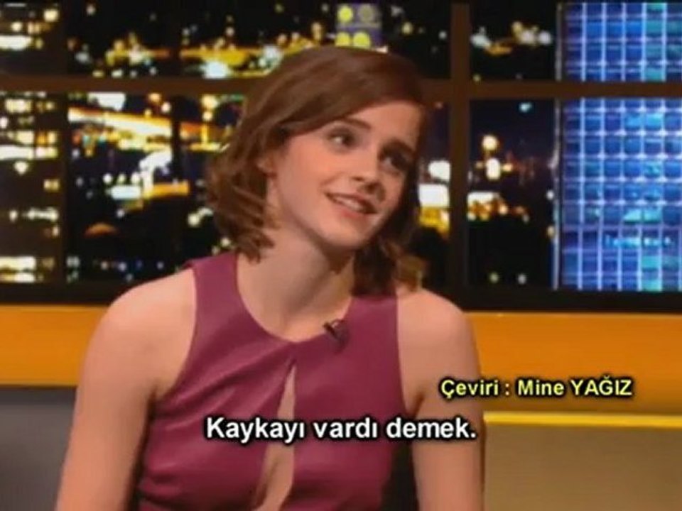 Emma Watson- Jonathan Ross Show (2012) Tom Felton Hakkında Konuşuyor - Altyazılı