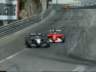 Barrichello and Raikkonen Crash in Monaco 2002