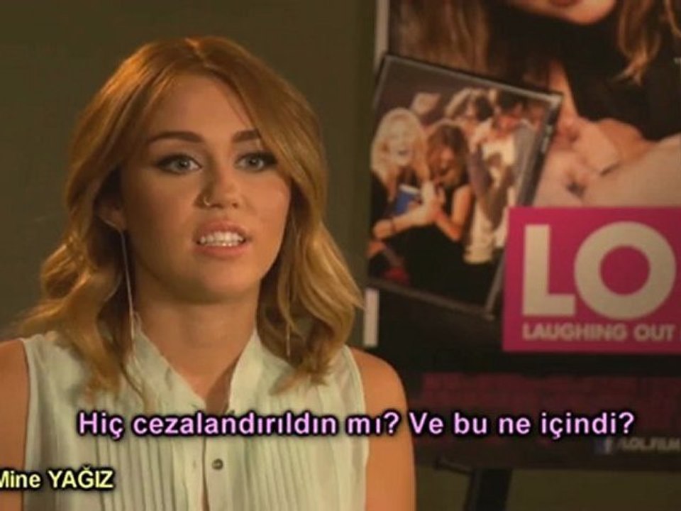 Miley Cyrus - Bravo ile yeni filmi LOL hakkında konuşuyor. - Türkçe Altyazılı