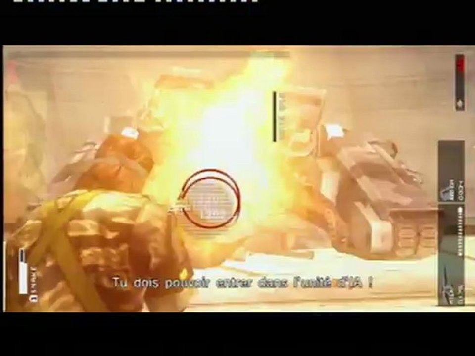 Metal Gear Solid Peace Walker -  Attaque du Pupa