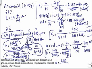 Quimica 1º bachillerato disoluciones ejercicio 25