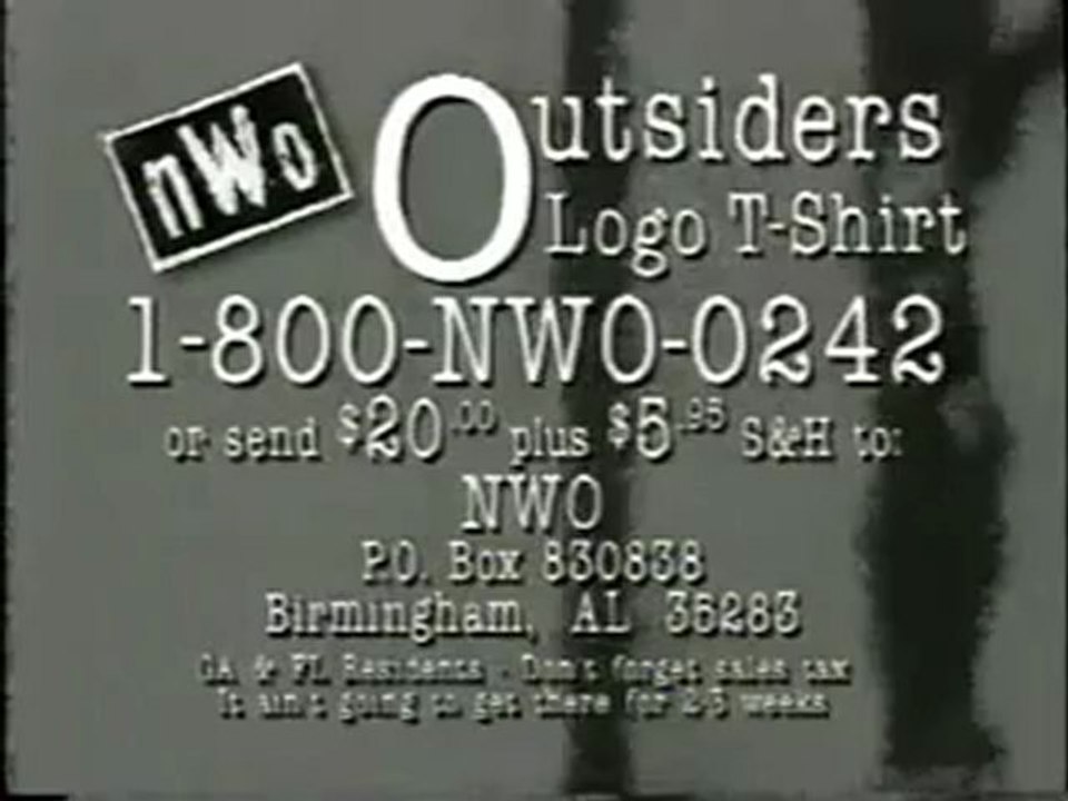 nWo Paid Announcement_ Outsiders Logo T-Shirt