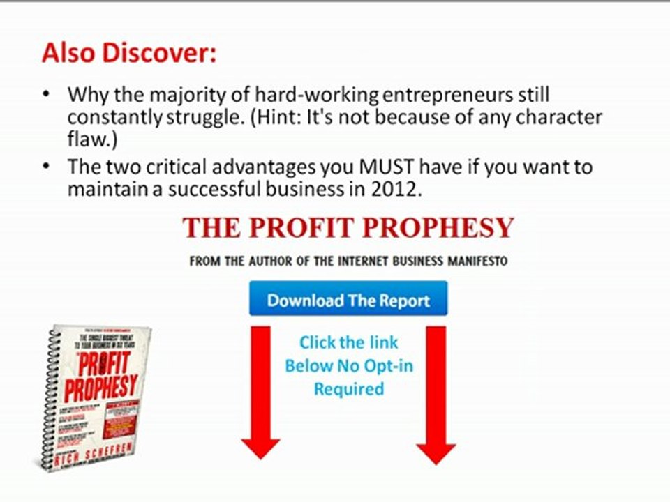 Rich Shefren New Report The Profit Prophecy