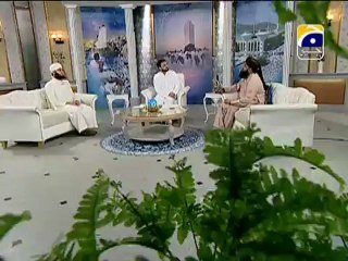 Hajj 2012 Aamir Liaquat live on Geo 25-10-2012 Hazir hain tere derbar main Part 4