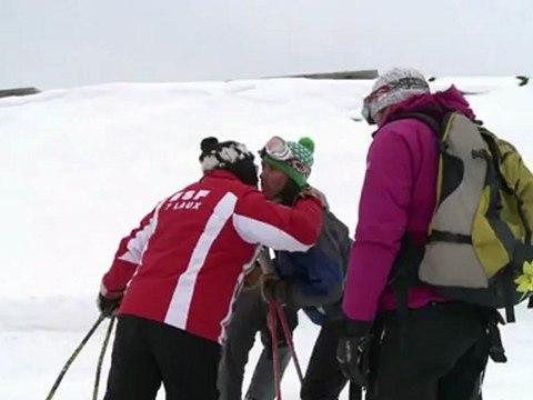 Premières descentes à ski aux Sept Laux