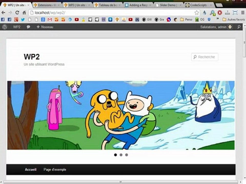 Slider jQuery responsive wordpress