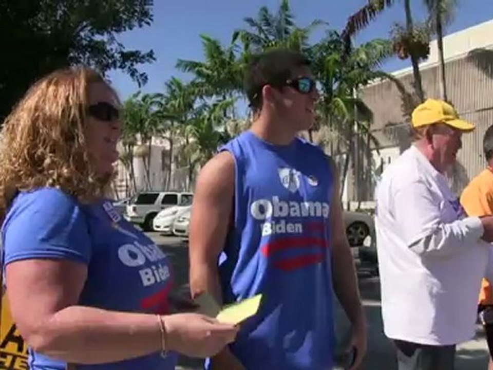 Battleground state Florida votes in US elections