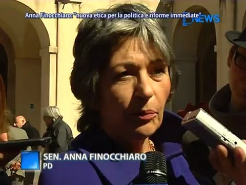 Anna Finocchiaro: 'Nuova Etica Per La Politica E Riforme Immediate' - News D1 Television TV