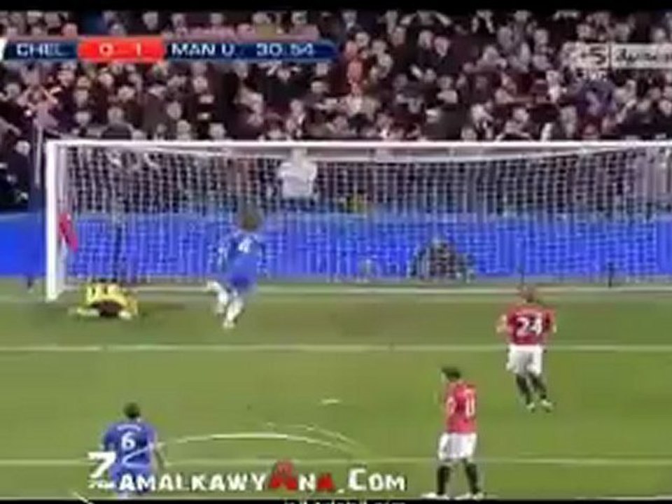 هدف ديفيد لويز في مانشستر يونايتد 1/1 - تعليق حفيظ الدراجي