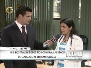 Director del Hospital de Niños confirma ausencia de especialistas en hematología pediátrica
