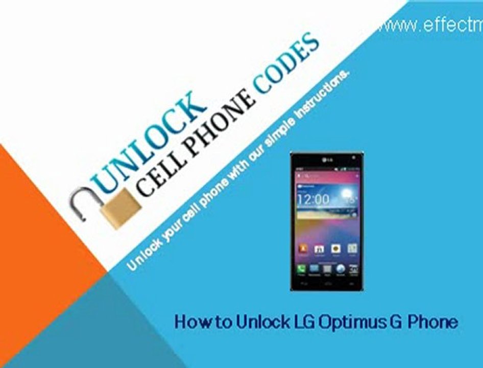 How to Unlock LG Optimus G