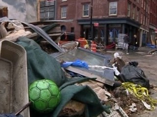 New York begins arduous clean up after Sandy