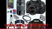 BEST PRICE Canon EOS Rebel T3i 18 MP CMOS Digital SLR Camera with EF-S 18-55mm f/3.5-5.6 IS II Zoom Lens & EF 75-300mm f/4-5.6 III USM Telephoto Zoom Lens + 16GB Deluxe Accessory Kit