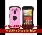 SPECIAL DISCOUNT Pink Black OEM Trident Aegis Hard Silicone Case Screen Protector, AG-LG-REV-PK For LG Revolution LG Esteem