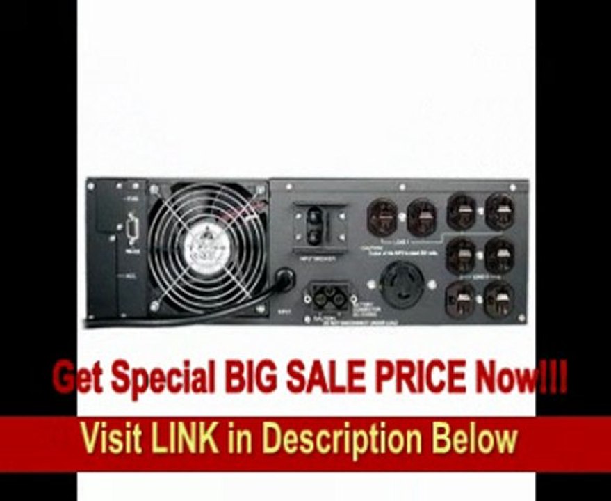 Tripp Lite SU3000RTXL3UHV 3000VA 2400W UPS Smart Online Rackmount 208V / 240V DB9 3URM, 8 Outlets FOR SALE
