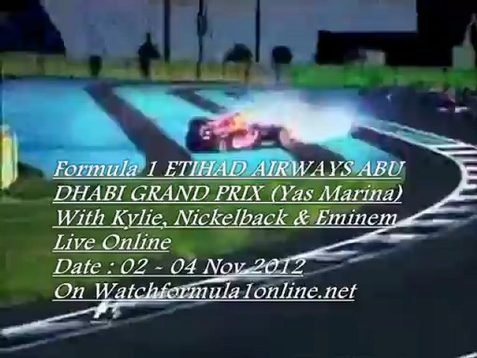 2012 formula 1 etihad airways abu dhabi gp (new delhi) live broadcast