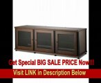 BEST PRICE Salamander Synergy 237 A/V Cabinet with Three Doors -Walnut/Black