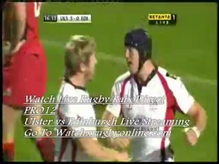 Live Ulster vs Edinburgh 2nd Nov At 19:05 local