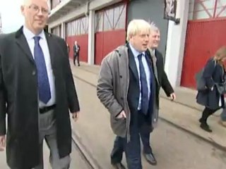 Boris Johnson calls hecklers 'lefty t***ers'