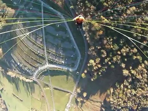 Vol en parapente depuis le Puy-de-Dôme (30/10/12)