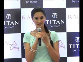 Nargis Launches New Range Of Titan Watches
