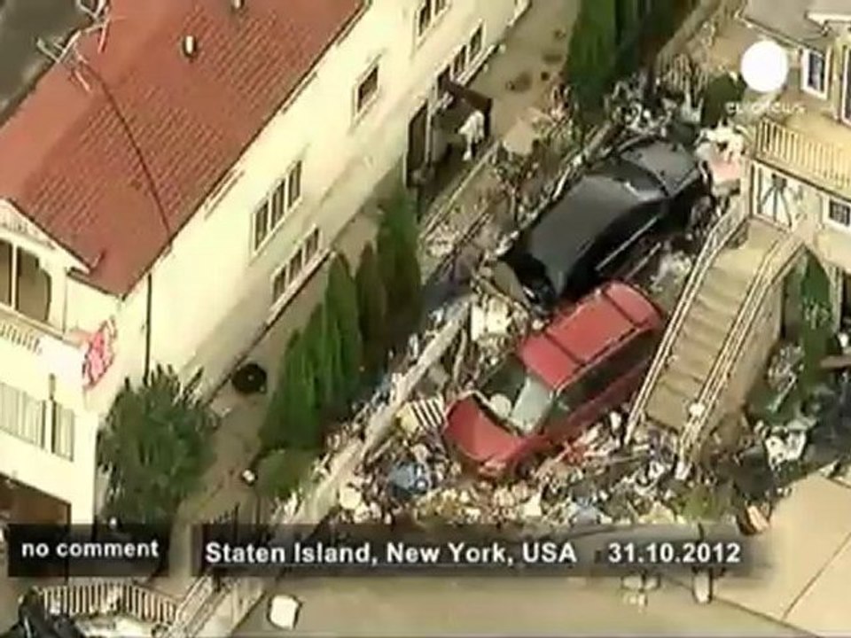 Ouragan Sandy : une vue aérienne de New... - no comment