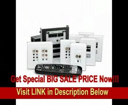 SPECIAL DISCOUNT On-Q AU5544-WH lyriQ Multi-Source 4 Zone Kit with Studio Keypads, White