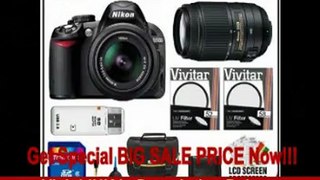BEST BUY Nikon D3100  D3100 Digital SLR Camera & 18-55mm VR + 55-300mm VR Lens + 32GB Card + Filters + Case + Accessory Kit